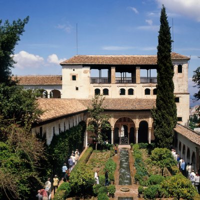Generalife Palace, Granada, Spain by Unbekannt Unbekannt